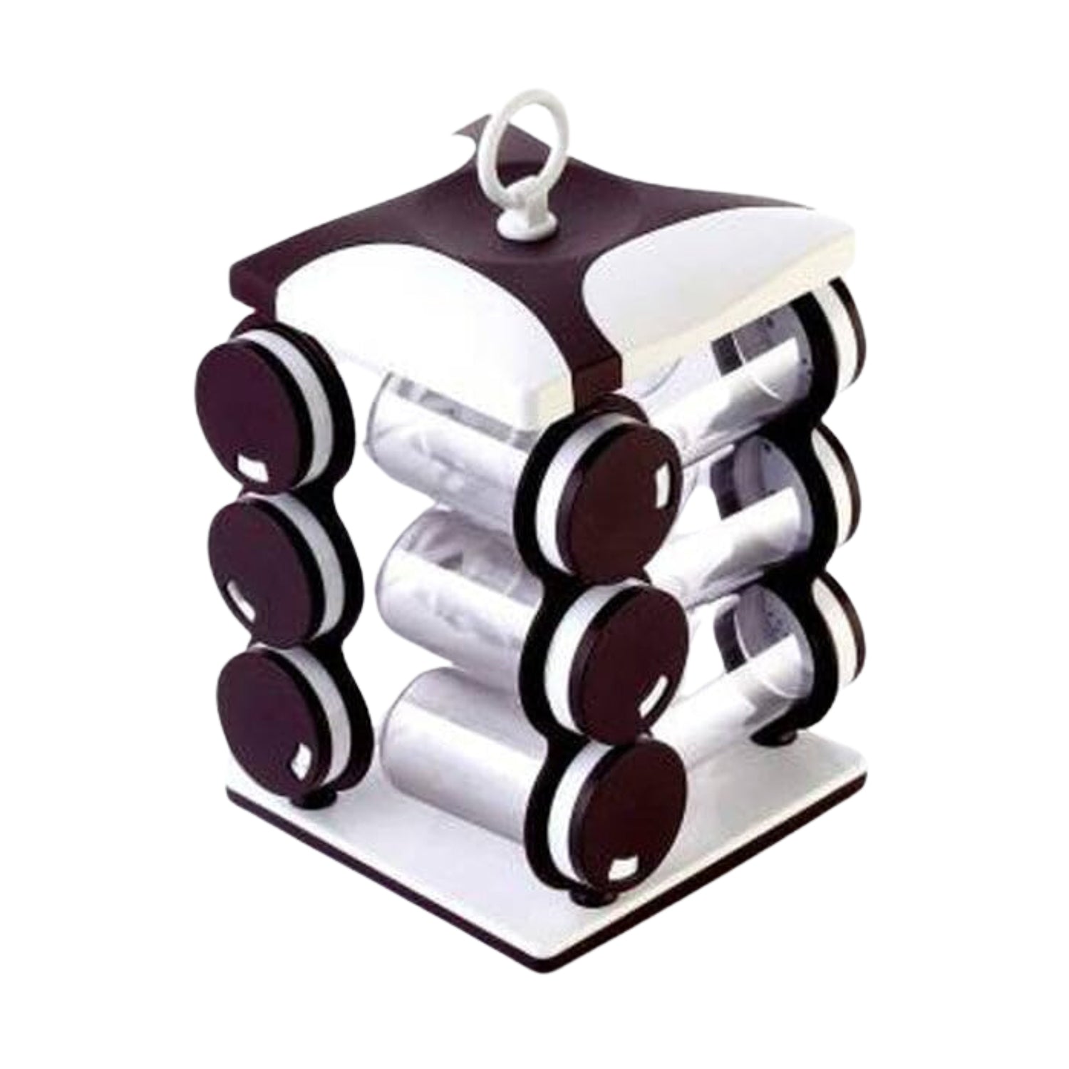 Spice jar Set - Food Grade Plastic 12pcs Spice jar (Brown Box) Spice jar Set - Food Grade Plastic 12pcs Spice jar (Brown Box)